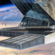 Concept art for the Space Kingdom of Asgardia’s Earth-orbiting station.
